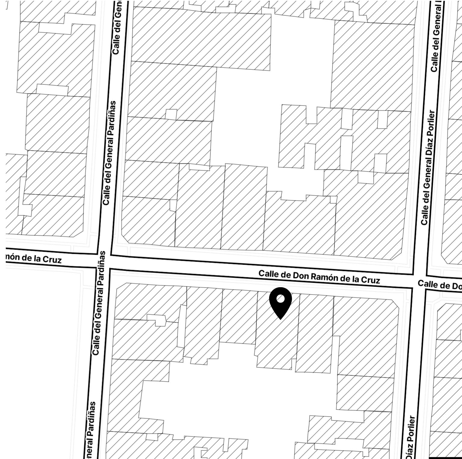 Map of Don Ramón de la Cruz 48, Salamanca, Madrid